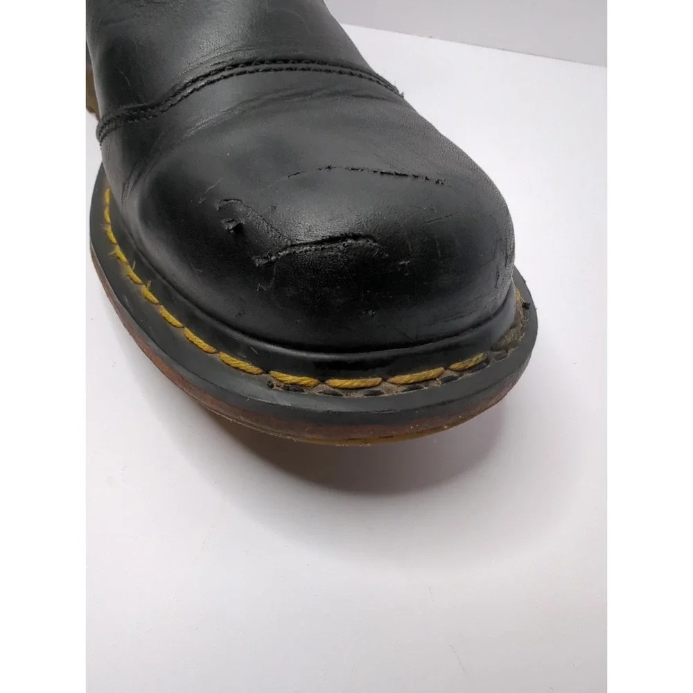 Dr. Martens 8B91 Black Leather Chelsea Boots Mens 11 Vintage Rare Grunge Y2K Lug